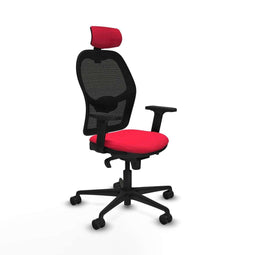 Jorquera Piqueras y Crespo 2D036N2 - Bureaustoel met hoofdsteun - Verstelbare hoogte - Rood