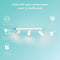 Philips Idris - Plafondspot 3 Lichts - Watervast - Wit