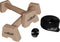 Houten opdrukstangen L - Push-upbar - Stevig beukenhout - Natuurlijk (2 stuks)