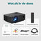Spoused Beamer - Full-HD - 11.000 Lumen - Streamen Via WiFi - Zwart