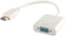 Savio CL-27 - VGA (D-Sub) naar HDMI - 0,2 m - Wit