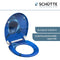SCHÜTTE WC-Bril 82371 SHARK - Duroplast - Soft Close - Afklikbaar - Blauw - Belastbaar tot 175 kg