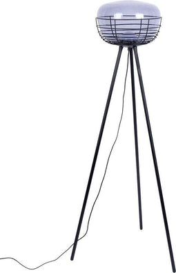 Zuiver Smokey - Vloerlamp - Rookglas - Zwart