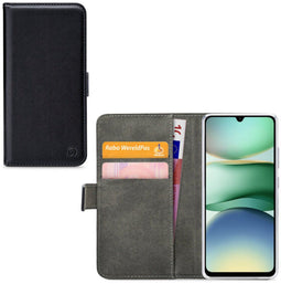Mobilize Gelly Wallet Book Case - Xiaomi Redmi A5 - Flexibele Gelly cover - Zwart