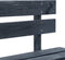 vidaXL - Tuinbank - pallet - hout - zwart