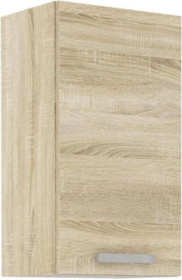 Hoge kast met 1 draaideur - Sonoma eiken decor - B 40 x D 31,6 x 72 cm - LASSEN