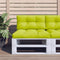 vidaXL - Palletkussens - 2 - st - stof - heldergroen