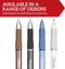 Sharpie S-Gel | metalen gelpennen | mediumpunt (0,7 mm) | staalgrijs en roodgoud | blauwe inkt | 2 pennen en 2 navullingen voor gelpennen
