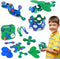 Clixo Itsy - Magnetisch speelgoed - 18 stuks - Blauw/geel