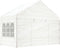 vidaXL - Prieel - met - dak - 6,69x4,08x3,22 - m - polyetheen - wit
