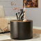 Salontafel Fay - ronde bijzettafel - salontafel goud zwart 60cm