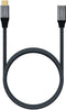 Aisens A107-0635 - USB-C Kabel - 1 m - USB4 Gen 2x2 20 Gbit/s - Grijs