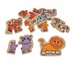 Eichhorn Animal Puzzle Vormpuzzel 16 stuk(s) Dieren