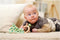 Eichhorn Baby HIPP Houten Bijtring met Knuffeldoekje