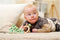 Eichhorn Baby HIPP Houten Bijtring met Knuffeldoekje