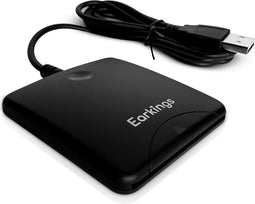eID Kaartlezer Identiteitskaartlezer - Card Reader voor Identiteitskaart, CreditCards en overige Smart Cards - EarKings Kaartlezer Identiteitskaart geschikt voor MAC en Windows
