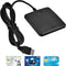 eID Kaartlezer Identiteitskaartlezer - Card Reader voor Identiteitskaart, CreditCards en overige Smart Cards - EarKings Kaartlezer Identiteitskaart geschikt voor MAC en Windows