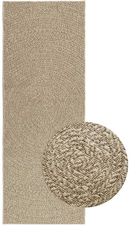 vidaXL - Vloerkleed - ZIZUR - beige - binnen - en - buiten - 80x200 - cm - jute - look