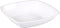Goldplast Bord - diep bord - reusable - vierkant - 1-vaks - pP - 18x18cm - wit - 25 stuks