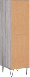 vidaXL - Schoenenkast - 30x35x105 - cm - bewerkt - hout - grijs - sonoma - eikenkleur
