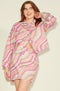JJXX Jxmadeline - Spijkerjasje - Grafisch patroon - Super Pink