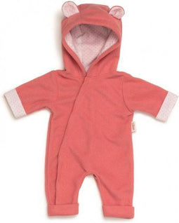 Skrallan Poppenkleding onesie koraalroze (36 cm)