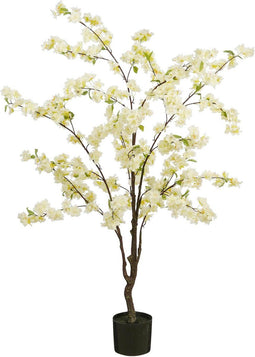 Mica Decorations Kunstbloem Blossom - 40x40x138 cm - Polyester - Creme