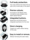 Eiger Mountain Glass Full Case Hoesje Transparant Geschikt voor Apple Watch SE 44MM