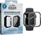 Eiger Mountain Glass Full Case Hoesje Zwart Geschikt voor Apple Watch 7/8/9 41MM