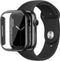 Eiger Mountain Glass Full Case Hoesje Zwart Geschikt voor Apple Watch 7/8/9 41MM