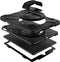Eiger Peak 500m Back Cover Hoes Zwart Geschikt voor Apple iPad 10.2 (2019/2020/2021)