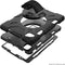 Eiger Peak 500m Back Cover Hoes Zwart Geschikt voor Apple iPad 11 (2025) / 10.9 (2022)
