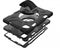 Eiger Peak 500m Back Cover Hoes Zwart Geschikt voor Apple iPad 11 (2025) / 10.9 (2022)