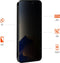 Eiger Privacy Glass Case Friendly Screen Protector Geschikt voor Apple iPhone 14 Pro