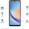 Eiger Screen Protector 3D Tempered Glass Geschikt voor Samsung Galaxy A34