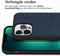 Accezz iPhone 13 Pro Max - Back Cover - Premium Leather Card Slot - Donkerblauw