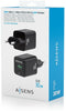 Aisens ASCH-30W2P038-BK - Oplader - 33W USB-A en USB-C - Zwart