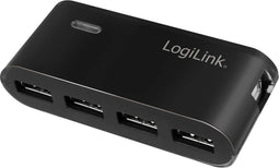 LogiLink UA0085 - USB 2.0 Hub - 4 poorten - Zwart