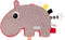 Done by Deer speen/knuffeldoekje Ozzo Cozy Friends Poeder Knuffeldoek Ozzy Cozy Friend