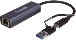 D-Link DUB-2315 - USB-C/USB naar 2,5G Ethernet-adapter - 2.5 GBit/s