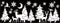 raamsticker Kerstbomen kerst