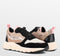 PS Poelman Carocel - Lage Sneakers - Imitatie Leren Suedè met Beige Profielzool - Zwart Rose Goud - Maat 39