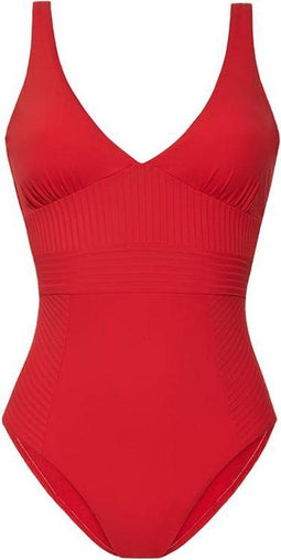 CYELL Scarlett - Dames Badpak Voorgevormd - V-hals - Rood