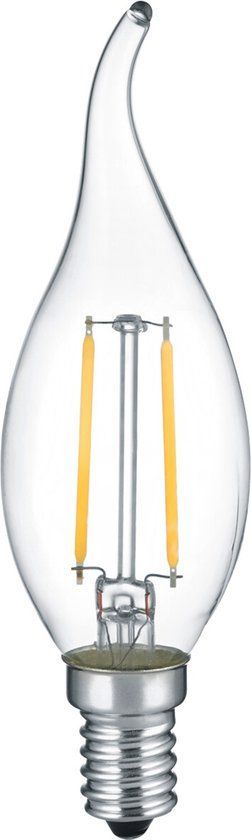 Trio - LED Kaarslamp - Filament - E14 Fitting - 2W - Warm Wit 2700K