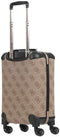 Guess Berta 18 - Dames Reiskoffer - 4 Wielen - Latte Logo Brown