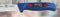 Eikaso Solingen Groentemes - 11 cm Lemmet - Stijf - Blauw Heft