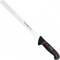 Eikaso Solingen Hammes/Zalmmes - Gekarteld - 30 cm Lemmet - Semi Flexibel - Zwart Heft