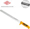 Eikaso Solingen Hammes/Zalmmes met Kuilen - 30 cm Lemmet - Semi Flexibel - Geel Heft