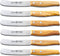 Eikaso Solingen Ontbijtmes met Olijfhouten Heft - 11 cm Lemmet - Set van 6