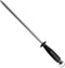 Eikaso Solingen Rond Aanzetstaal 20 cm - Grof - Ergonomisch Zwart Handvat